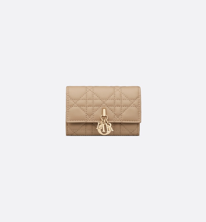 XS Miss Dior Wallet • Biscuit Cannage Lambskin
