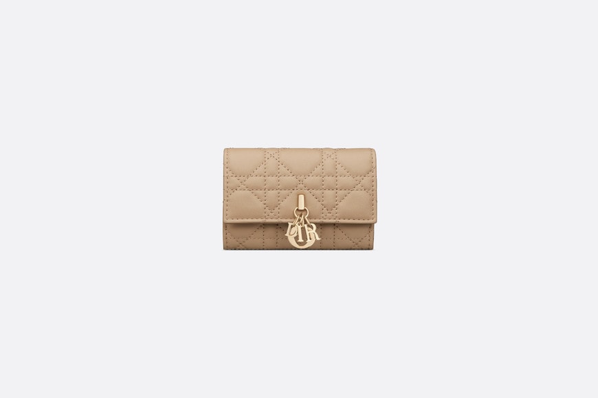 XS Miss Dior Wallet • Biscuit Cannage Lambskin