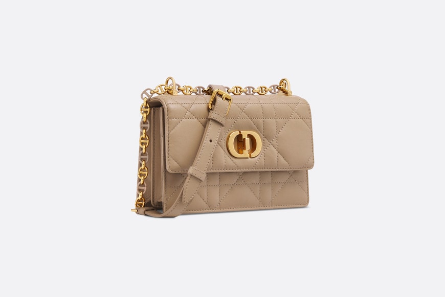 Miss Caro Mini Bag • Biscuit Macrocannage Lambskin