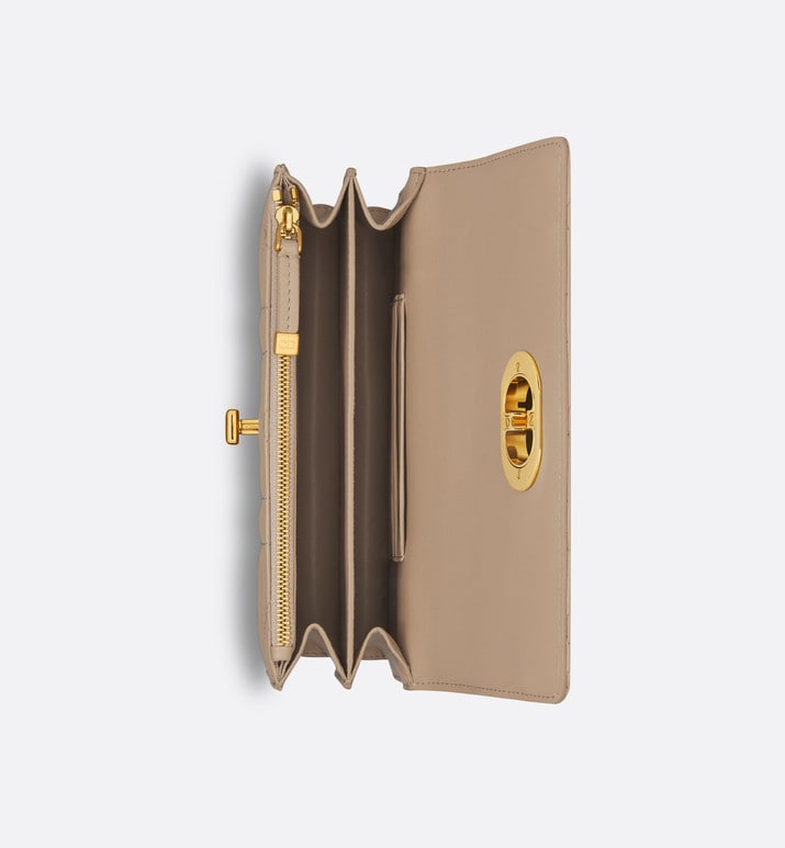 Miss Caro Mini Bag • Biscuit Macrocannage Lambskin