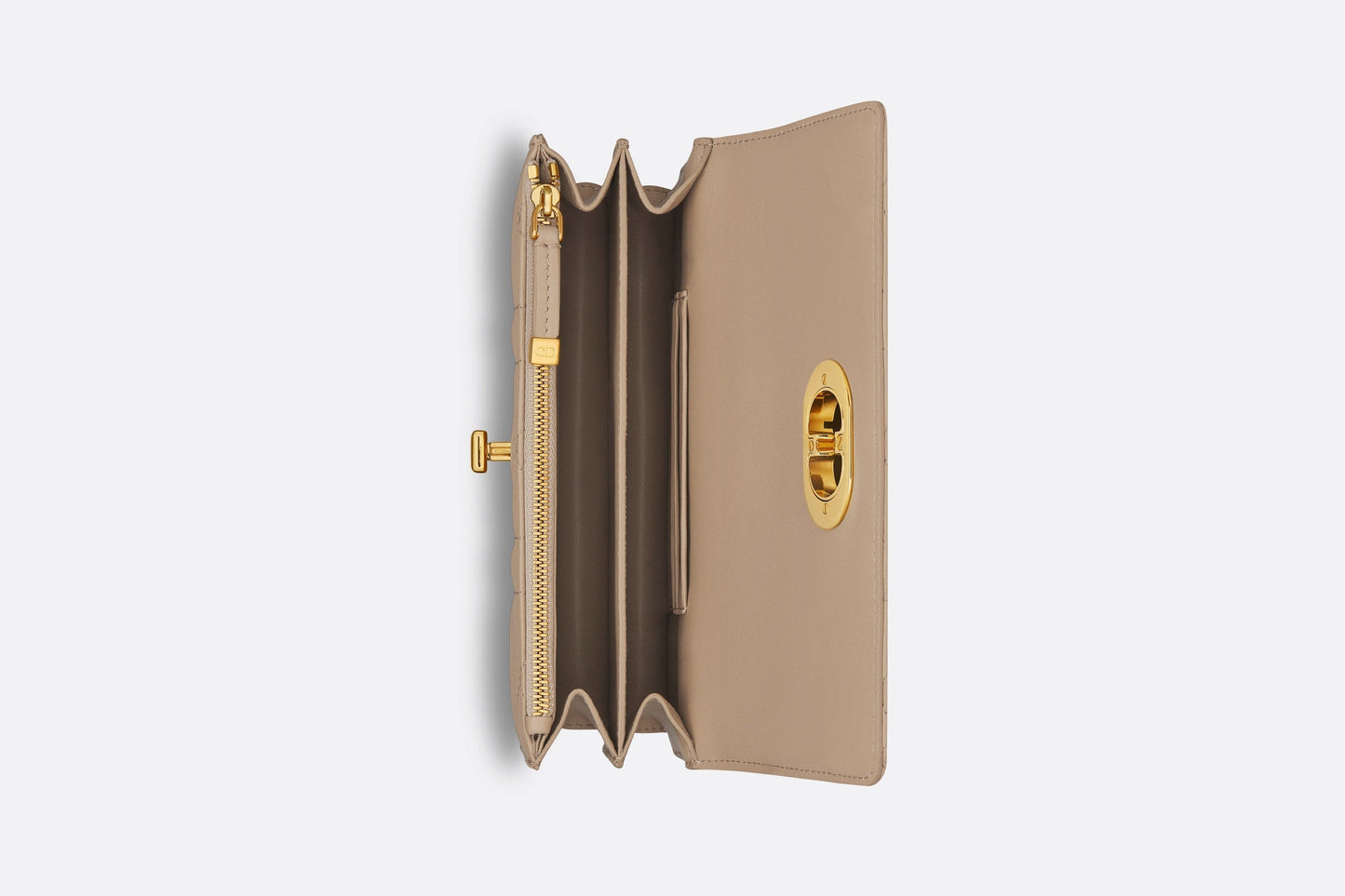 Miss Caro Mini Bag • Biscuit Macrocannage Lambskin