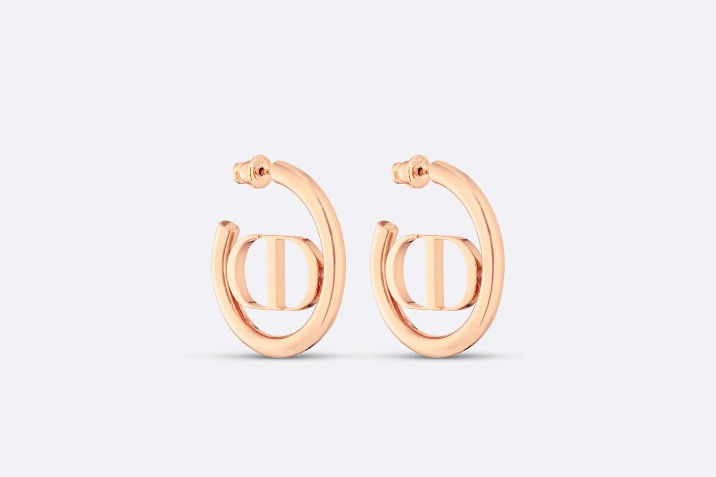 30 Montaigne Earrings • Pink-finish metal