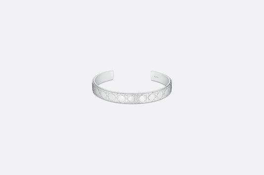 Dior Icons Cannage Bangle • Silver