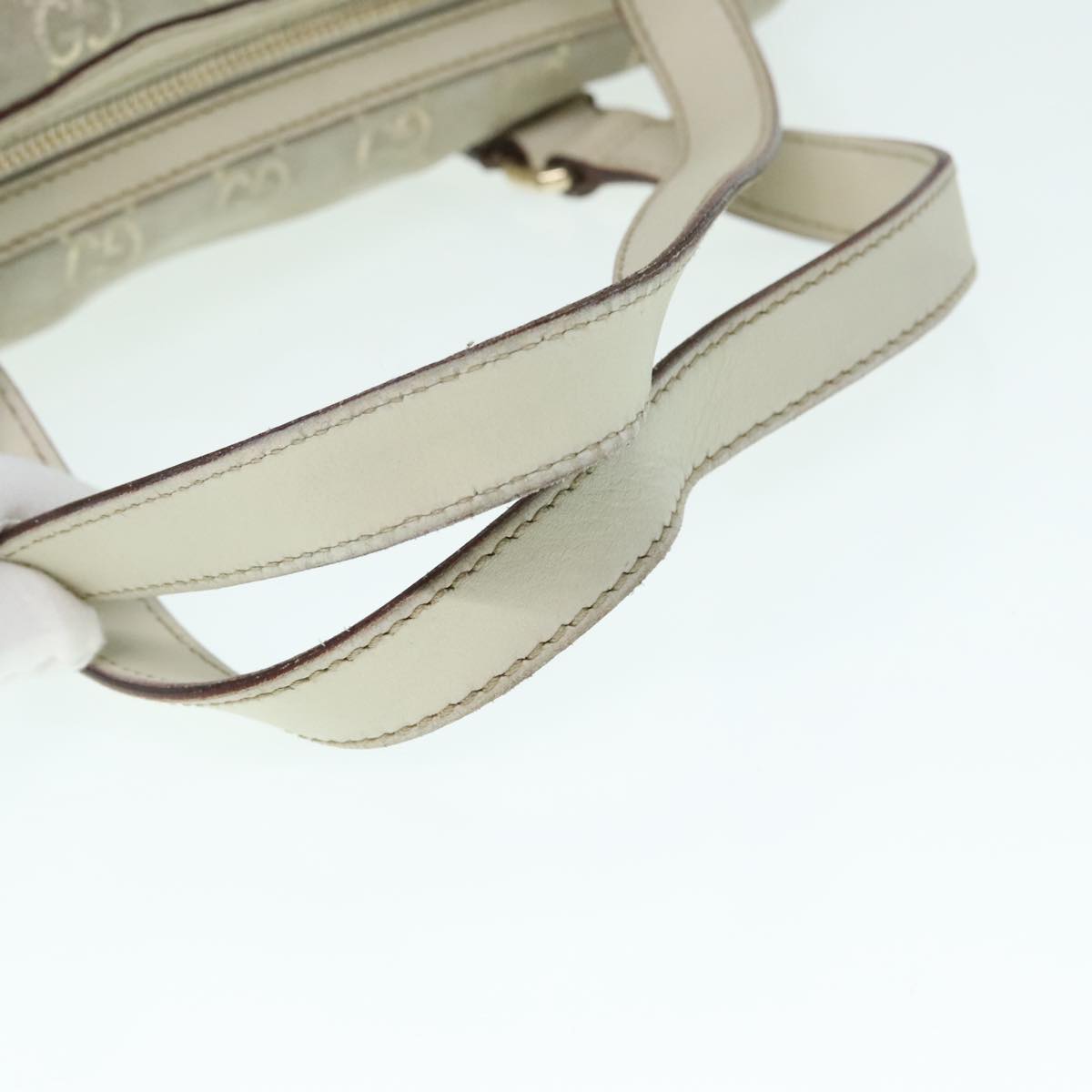 Gucci Boston Grey Canvas Handbag ()