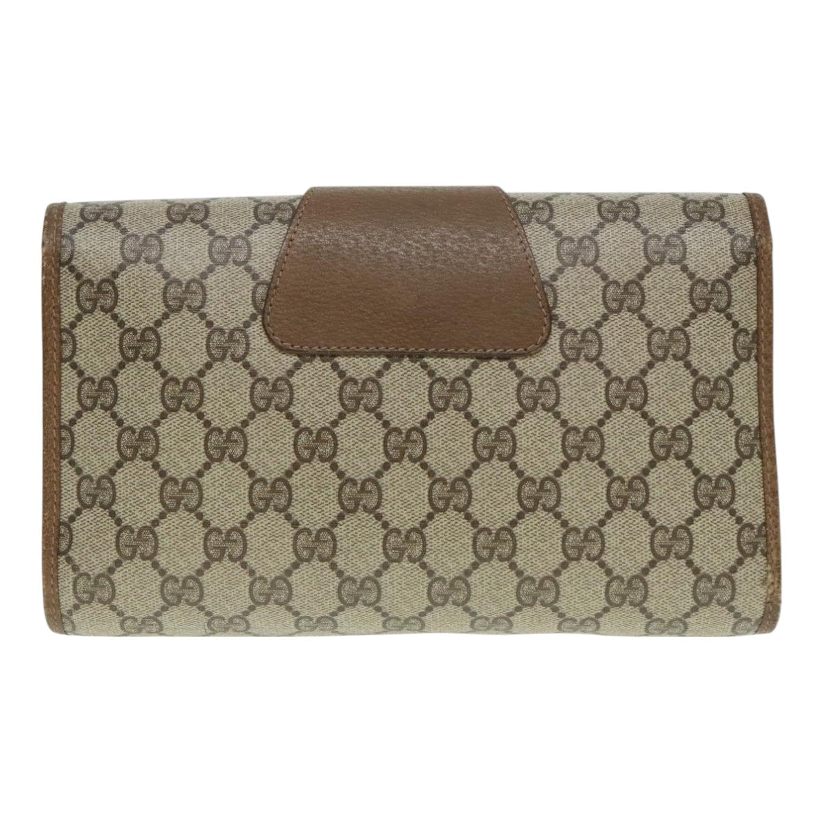 Gucci Beige Canvas Clutch Bag ()