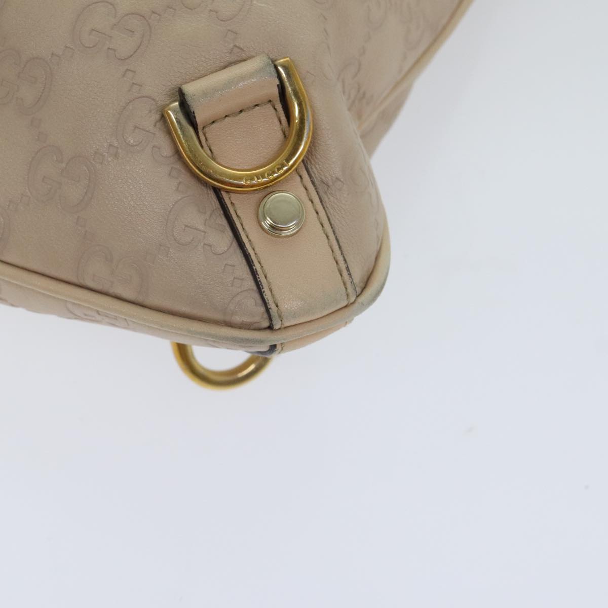 Gucci Guccissima Beige Canvas Shoulder Bag ()