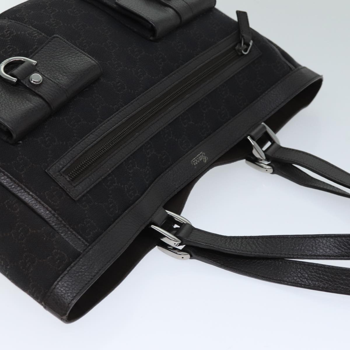 Gucci Abbey Brown Canvas Tote Bag ()