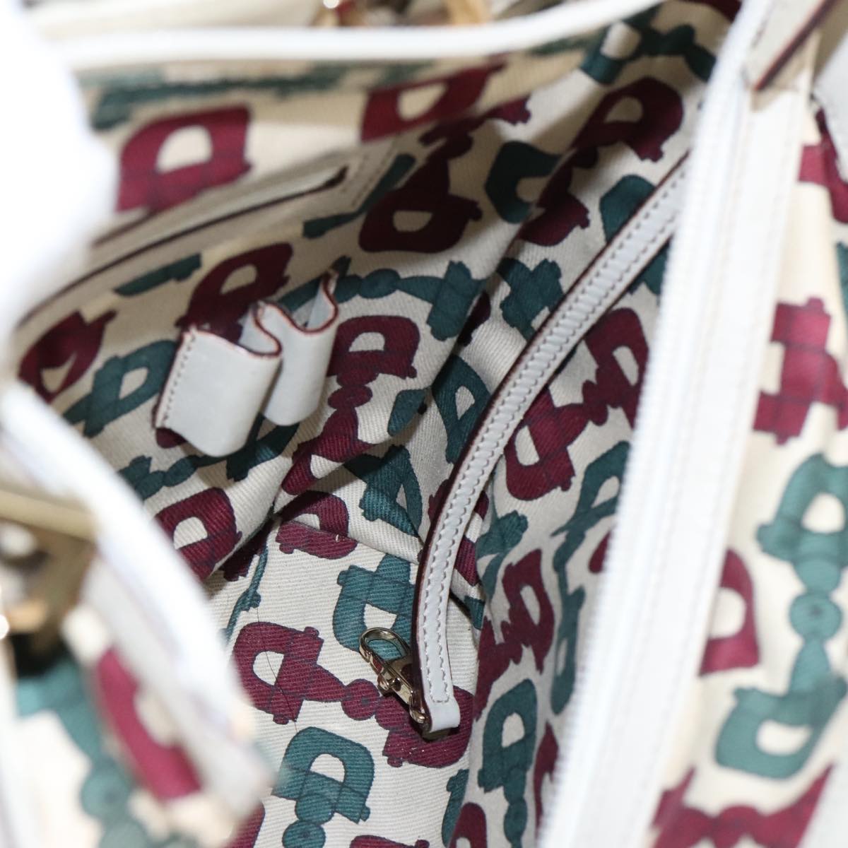 Gucci Guccissima White Leather Shoulder Bag ()