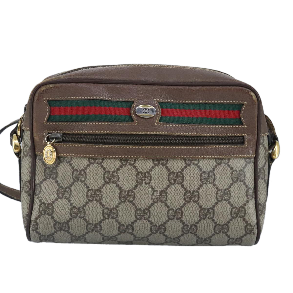 Gucci Beige Canvas Shoulder Bag ()