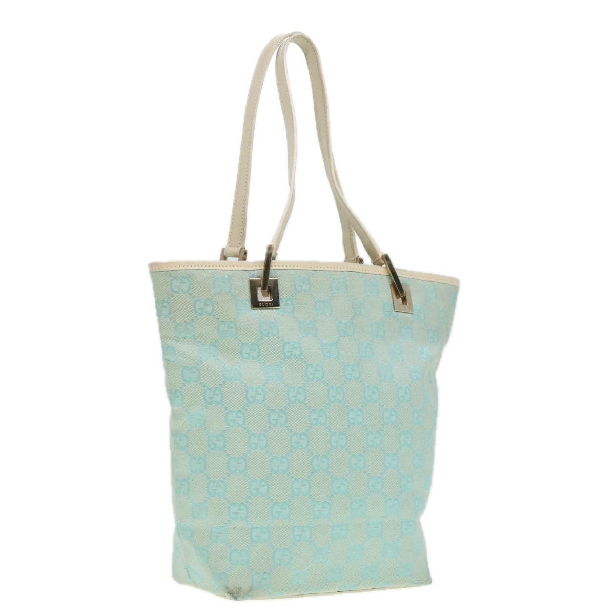 Gucci Blue Canvas Tote Bag ()