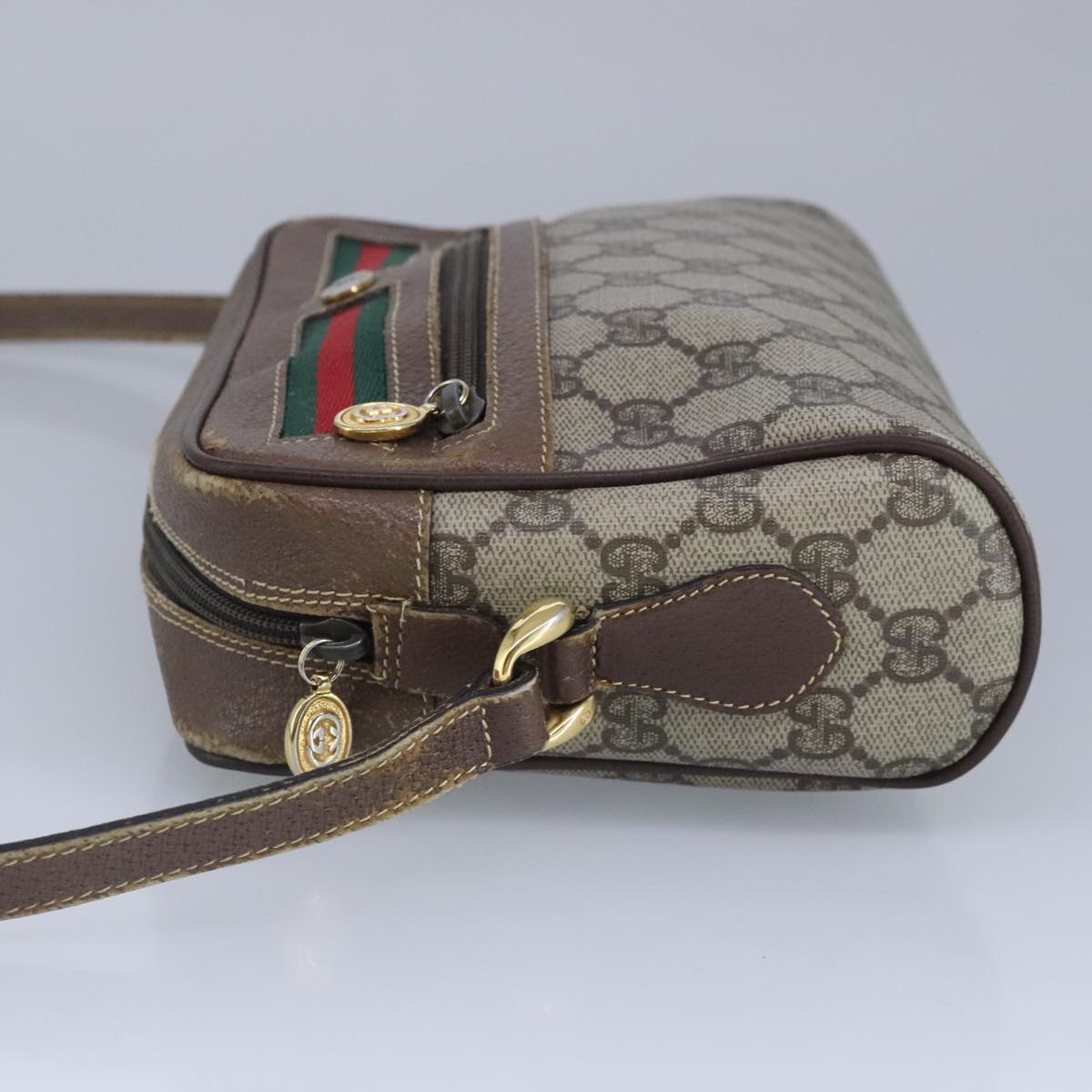 Gucci Beige Canvas Shoulder Bag ()