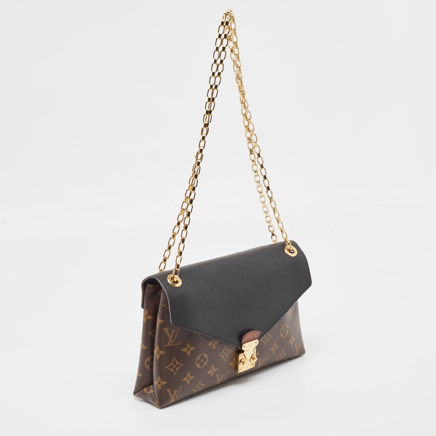 Louis Vuitton  Monogram Canvas And Leather Pallas Chain Bag