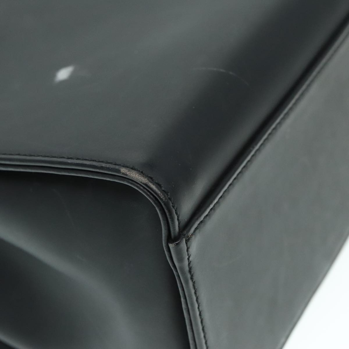 Gucci Bamboo Black Leather Handbag ()