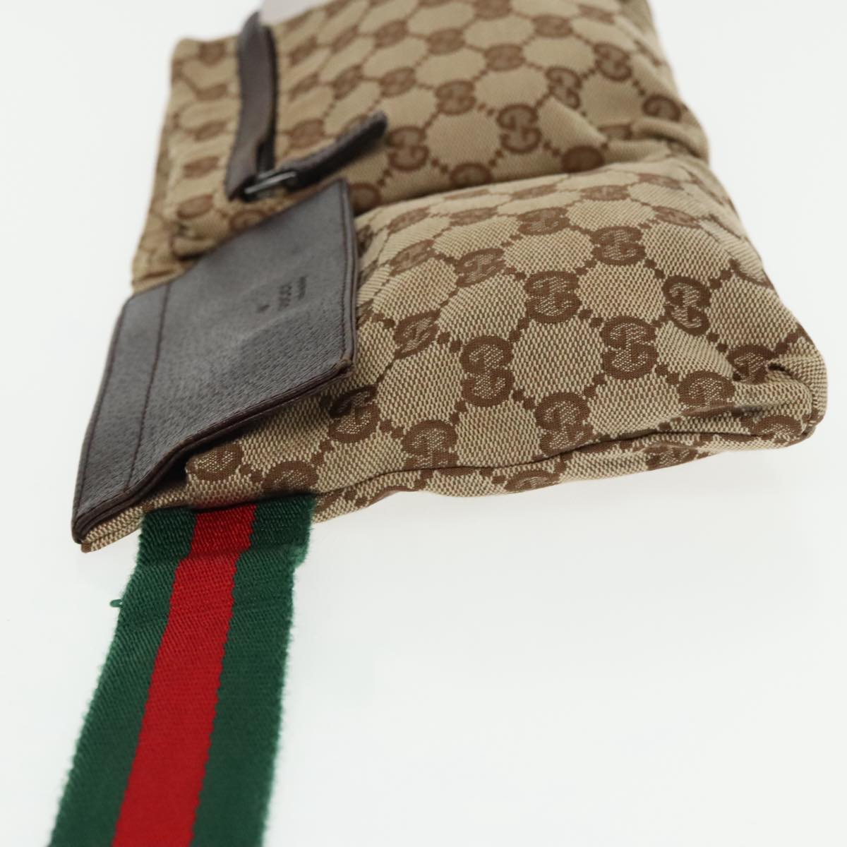 Gucci Ophidia Beige Canvas Clutch Bag ()
