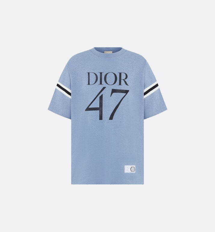 Oversized T-Shirt • Navy Blue Slub Cotton Jersey