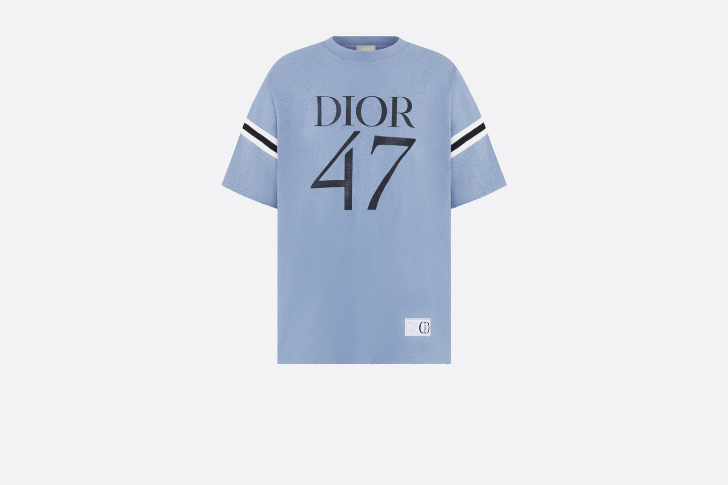 Oversized T-Shirt • Navy Blue Slub Cotton Jersey