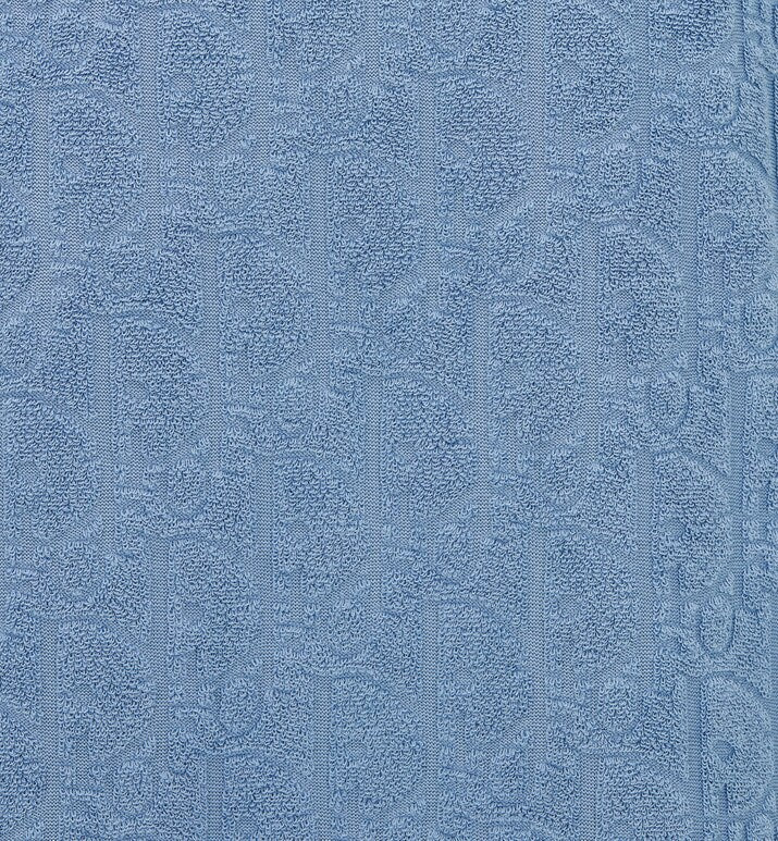 Dior Oblique Relaxed-Fit T-Shirt • Blue Cotton Jacquard