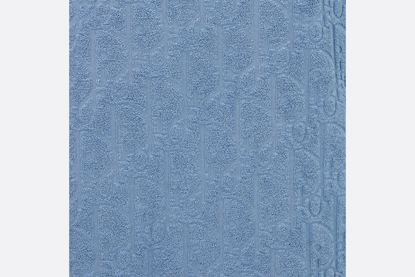 Dior Oblique Relaxed-Fit T-Shirt • Blue Cotton Jacquard