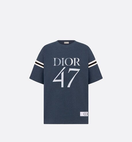 Oversized T-Shirt • Blue Slub Cotton Jersey