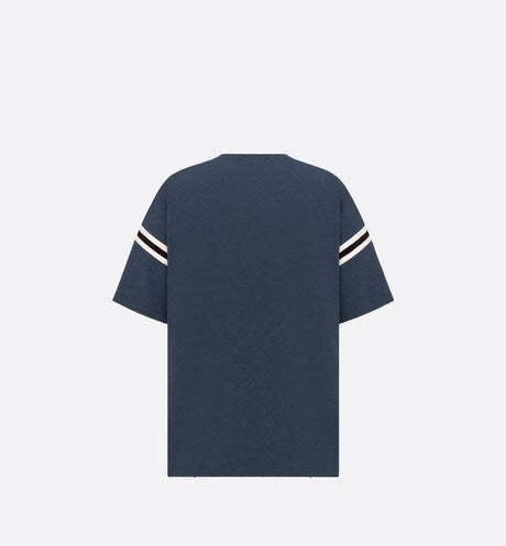 Oversized T-Shirt • Blue Slub Cotton Jersey