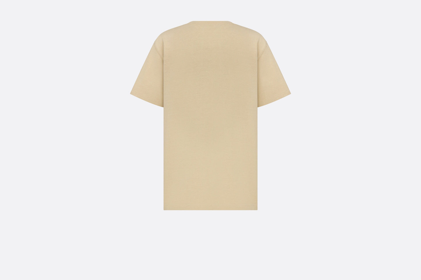 Christian Dior Couture Relaxed-Fit T-Shirt • Beige Organic Cotton Jersey