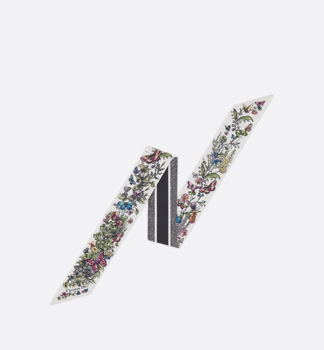 Mexico Millefiori Mitzah Scarf • Off-White Multicolor Silk Twill