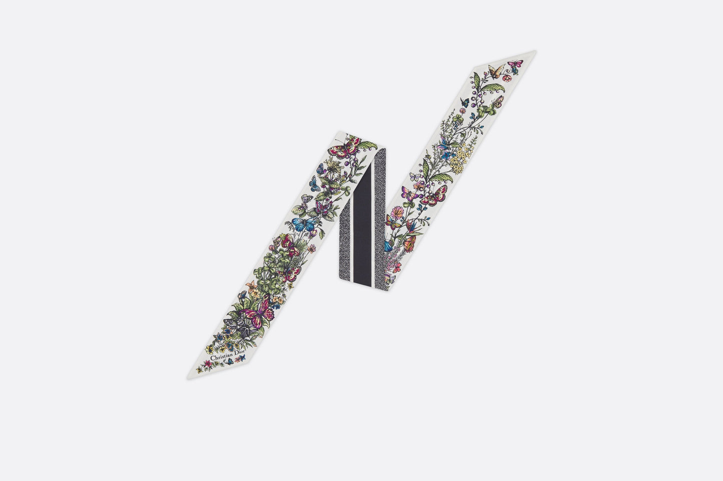 Mexico Millefiori Mitzah Scarf • Off-White Multicolor Silk Twill