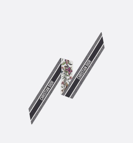 Mexico Millefiori Mitzah Scarf • Off-White Multicolor Silk Twill