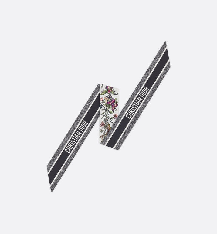 Mexico Millefiori Mitzah Scarf • Off-White Multicolor Silk Twill