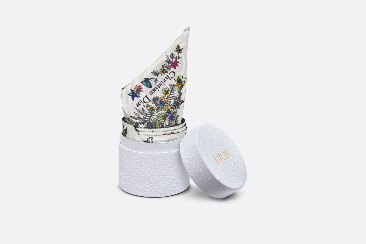 Mexico Millefiori Mitzah Scarf • Off-White Multicolor Silk Twill