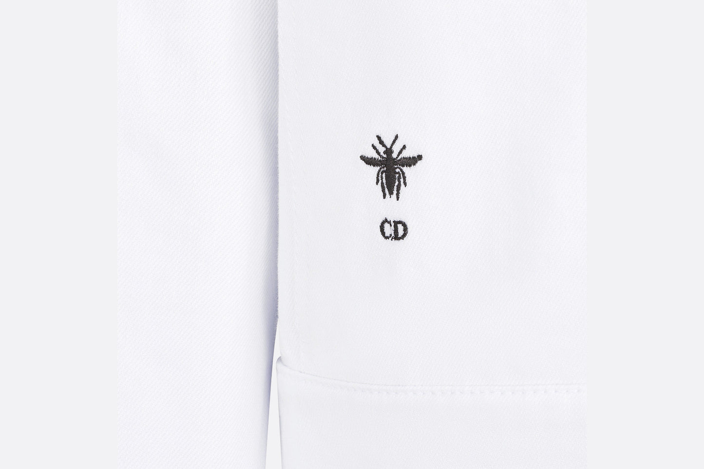 Jacket • White Cotton Denim with Multicolor Dragon Motif