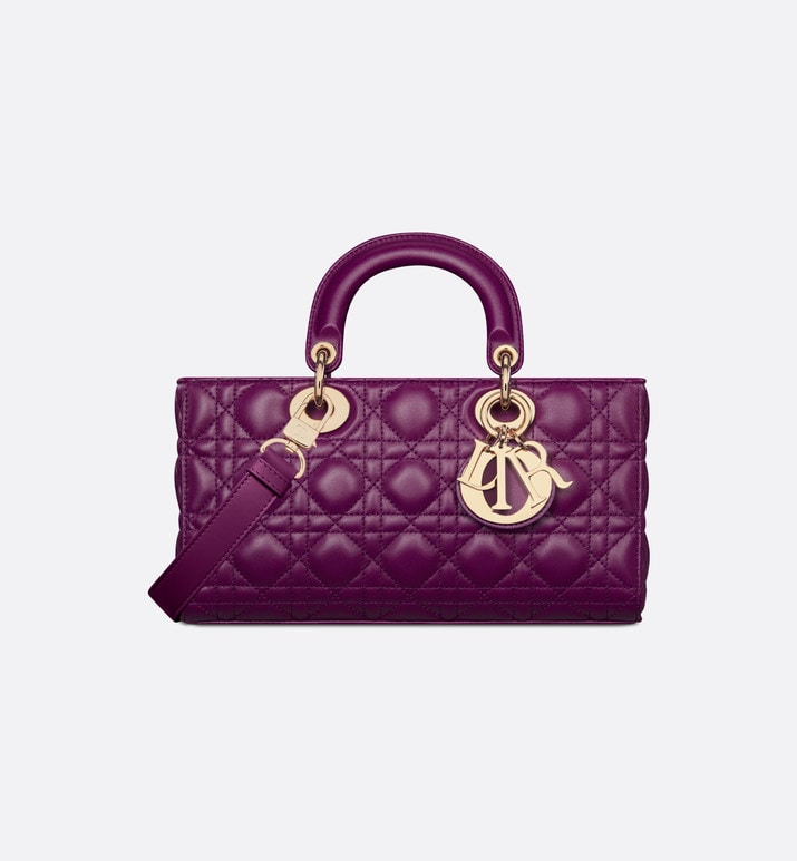 Medium Lady D-Joy Bag • Mulberry Cannage Lambskin