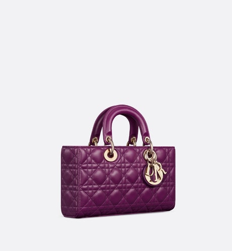 Medium Lady D-Joy Bag • Mulberry Cannage Lambskin