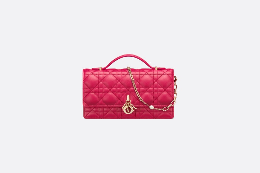 Miss Dior Mini Bag • Passion Pink Cannage Lambskin