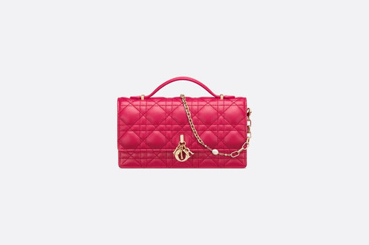 Miss Dior Mini Bag • Passion Pink Cannage Lambskin
