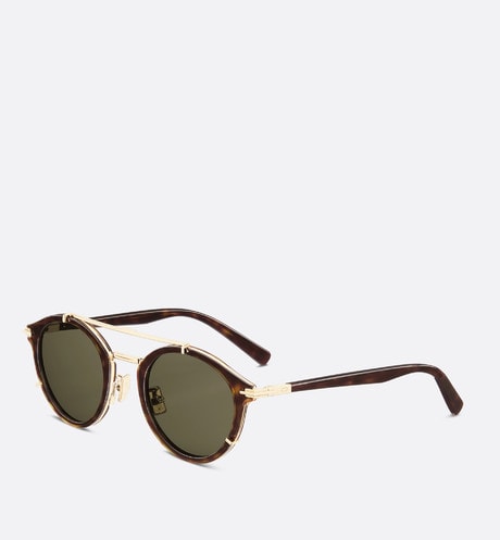 DiorBlackSuit R7U BioAcetate • Brown Tortoiseshell-Effect Pantos Sunglasses