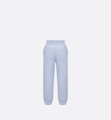 Kid's Track Pants • Heathered Blue Cotton Fleece