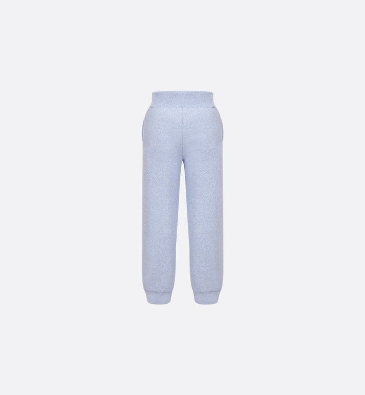 Kid's Track Pants • Heathered Blue Cotton Fleece