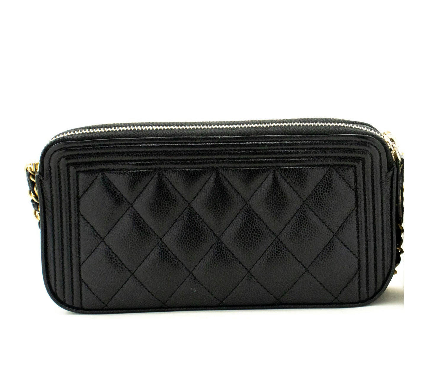 Chanel Wallet On Chain Black Leather Shoulder Bag ()