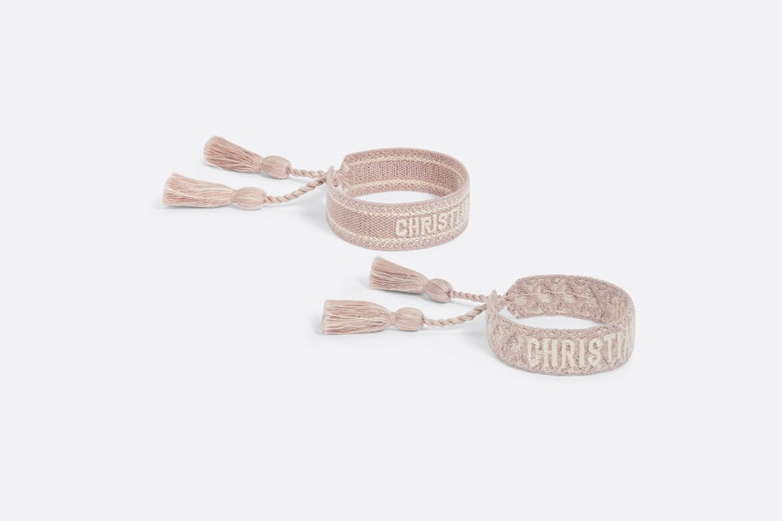 Christian Dior Bracelet Set • Rose Des Vents Dior Oblique Embroidery