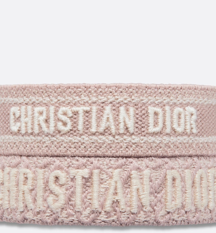 Christian Dior Bracelet Set • Rose Des Vents Dior Oblique Embroidery
