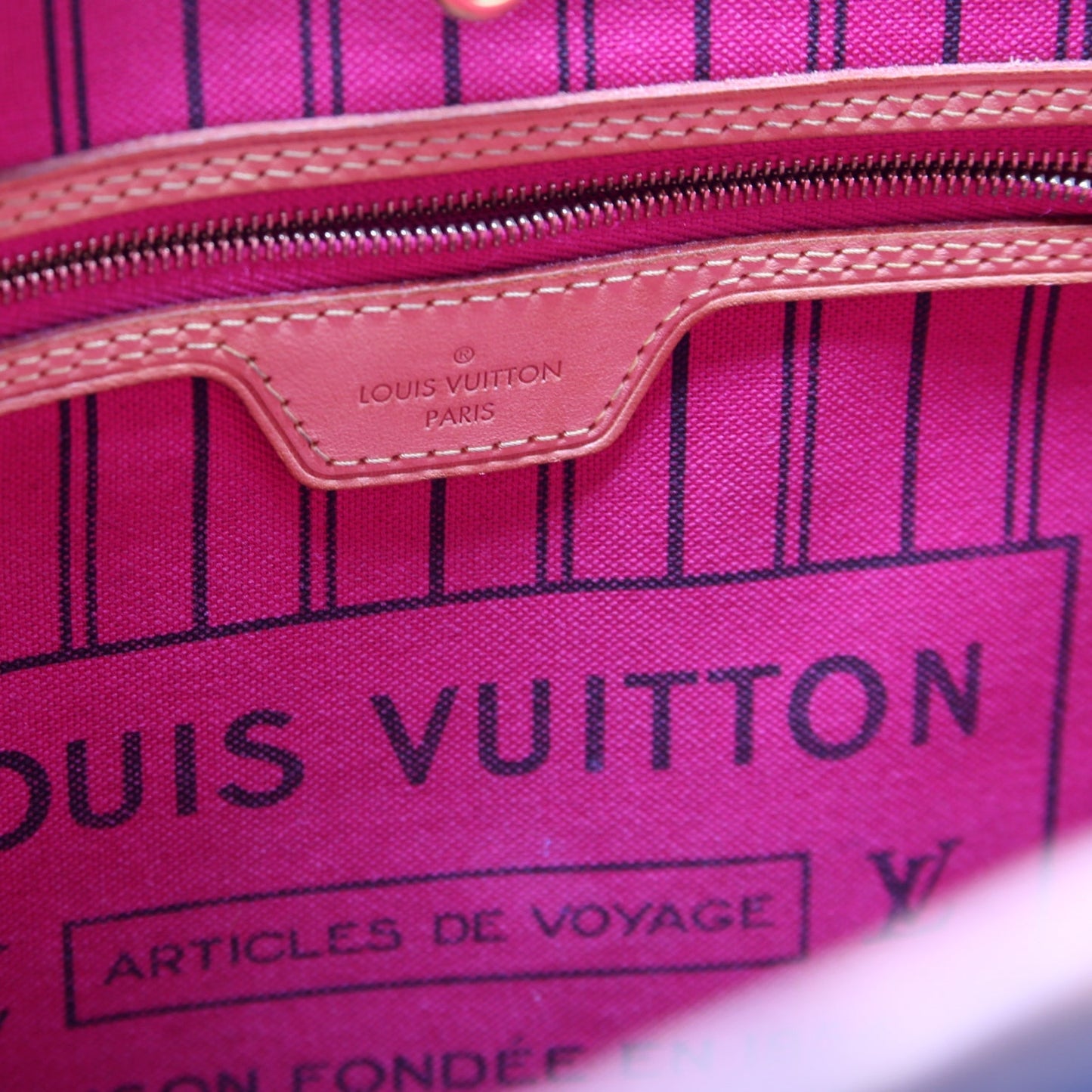 Neverfull W/Wallet MM Monogram Pink