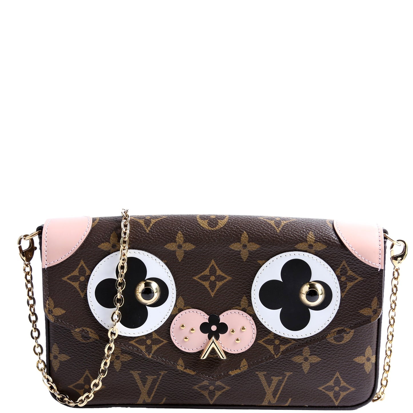 Pochette Felicie Valentine Dog Monogram