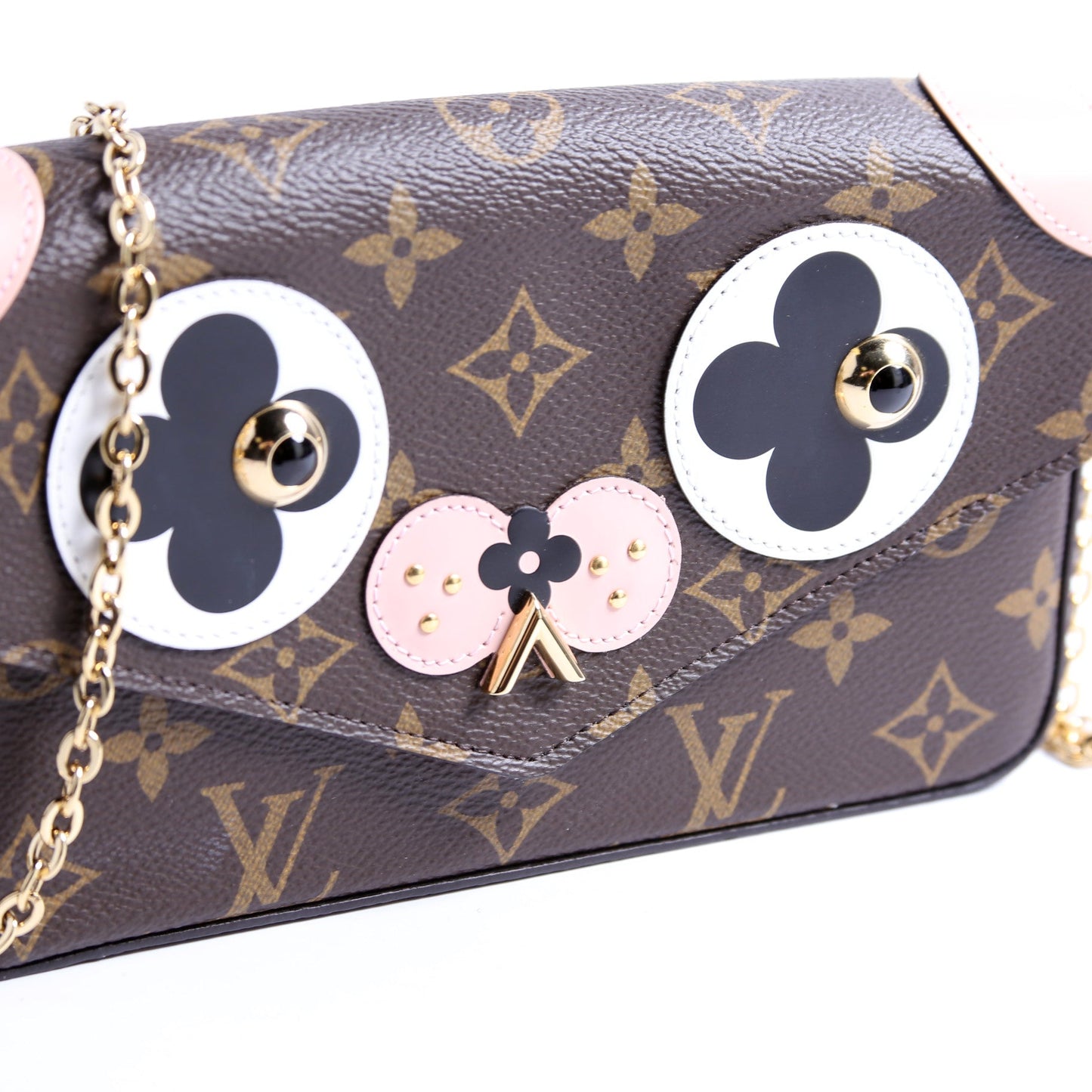 Pochette Felicie Valentine Dog Monogram