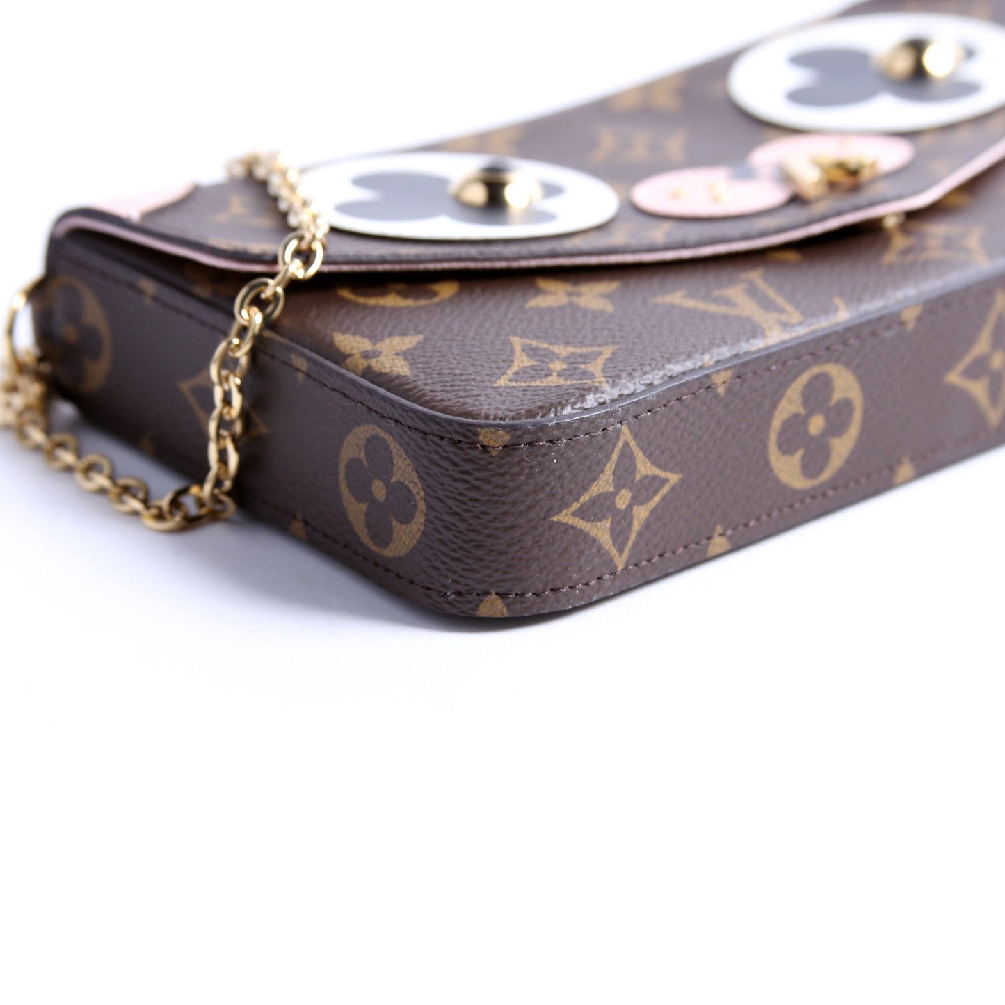 Pochette Felicie Valentine Dog Monogram