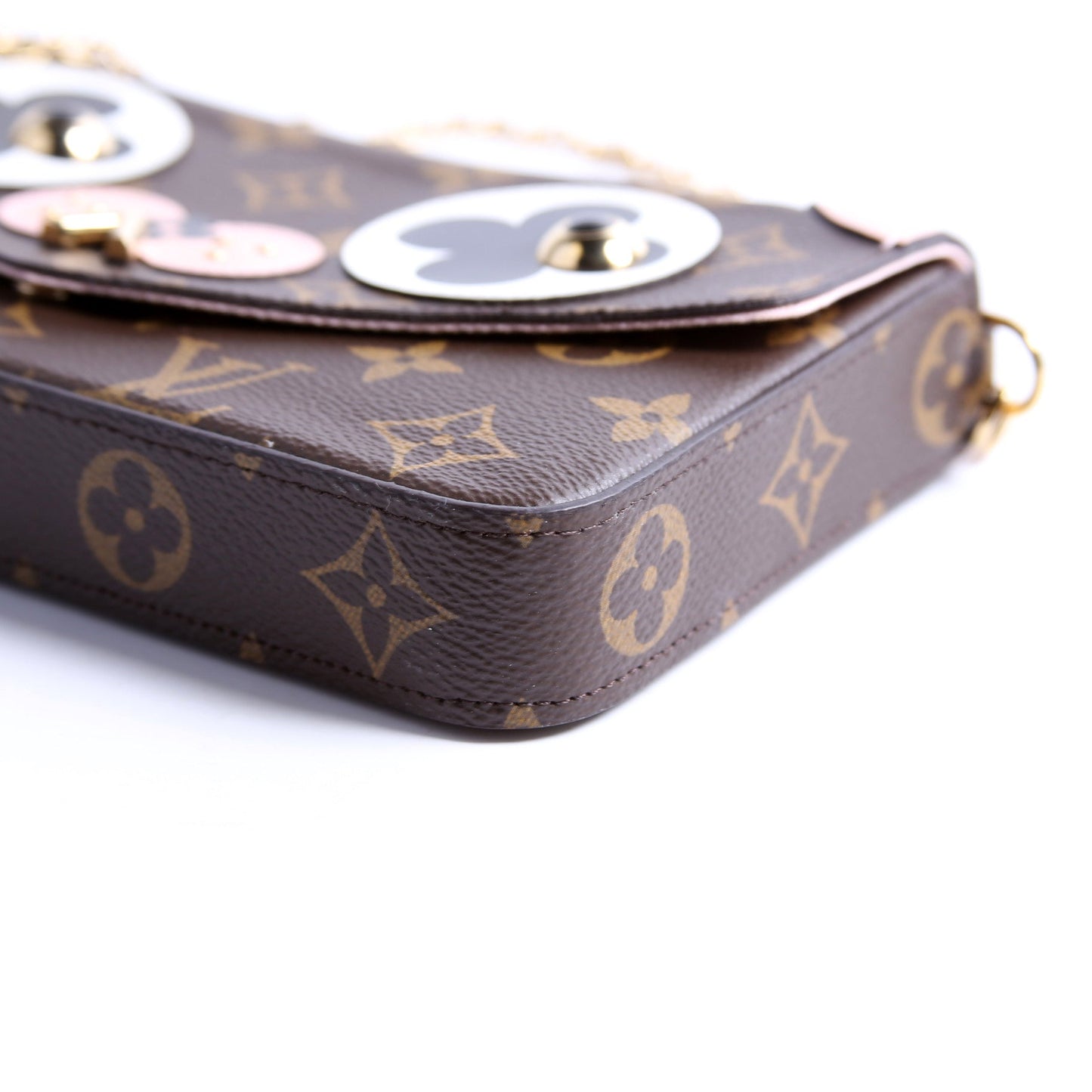 Pochette Felicie Valentine Dog Monogram