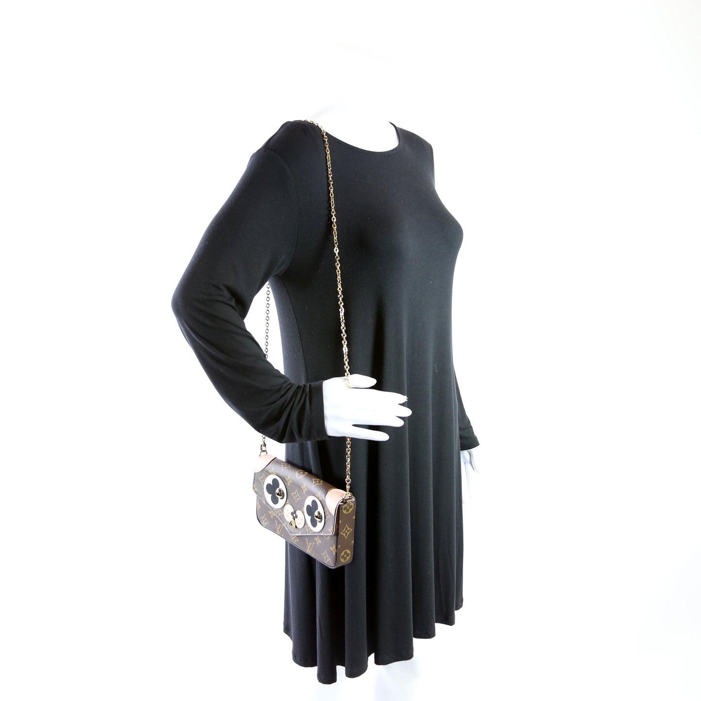 Pochette Felicie Valentine Dog Monogram