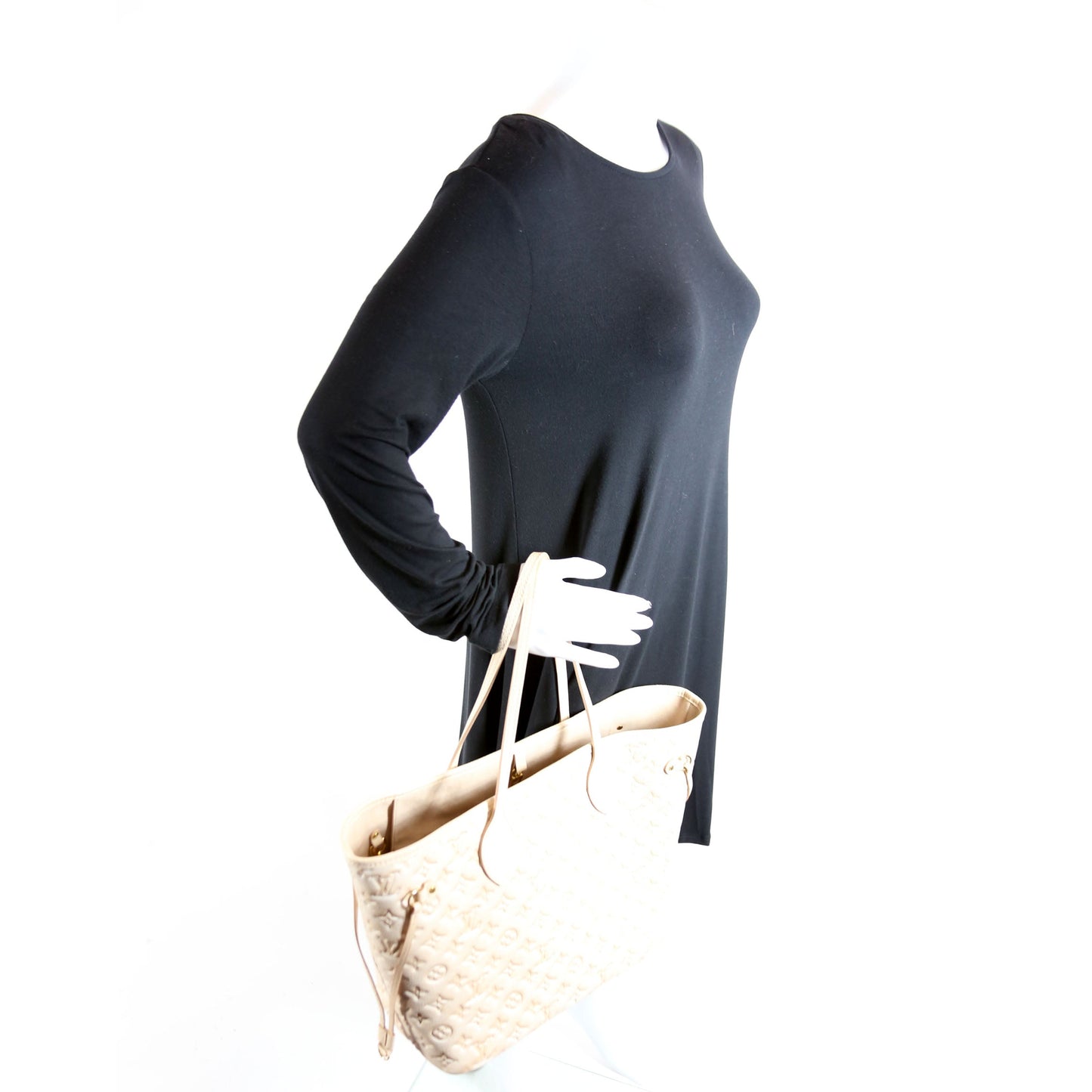 Neverfull With Wallet MM Stardust Empriente Beige