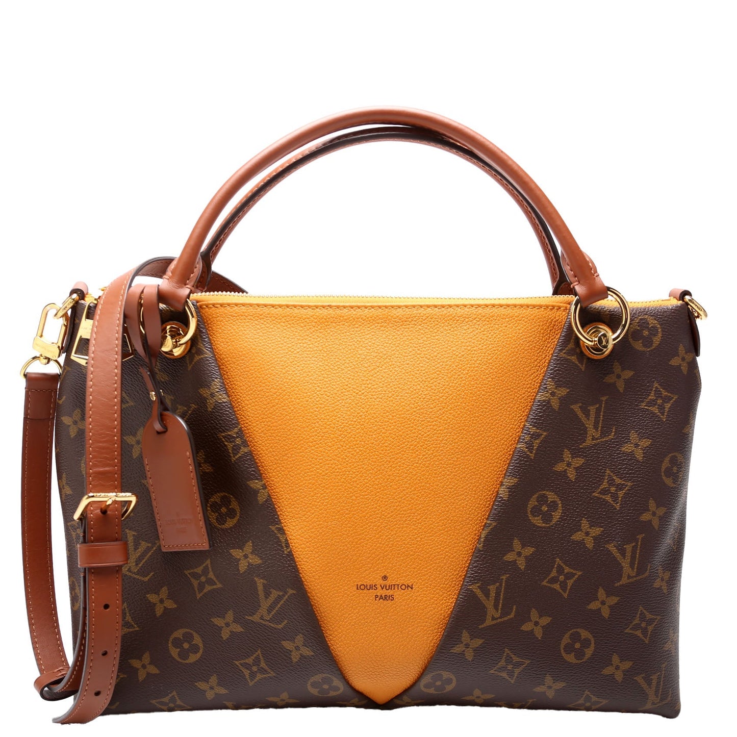 V Tote MM Monogram Orange