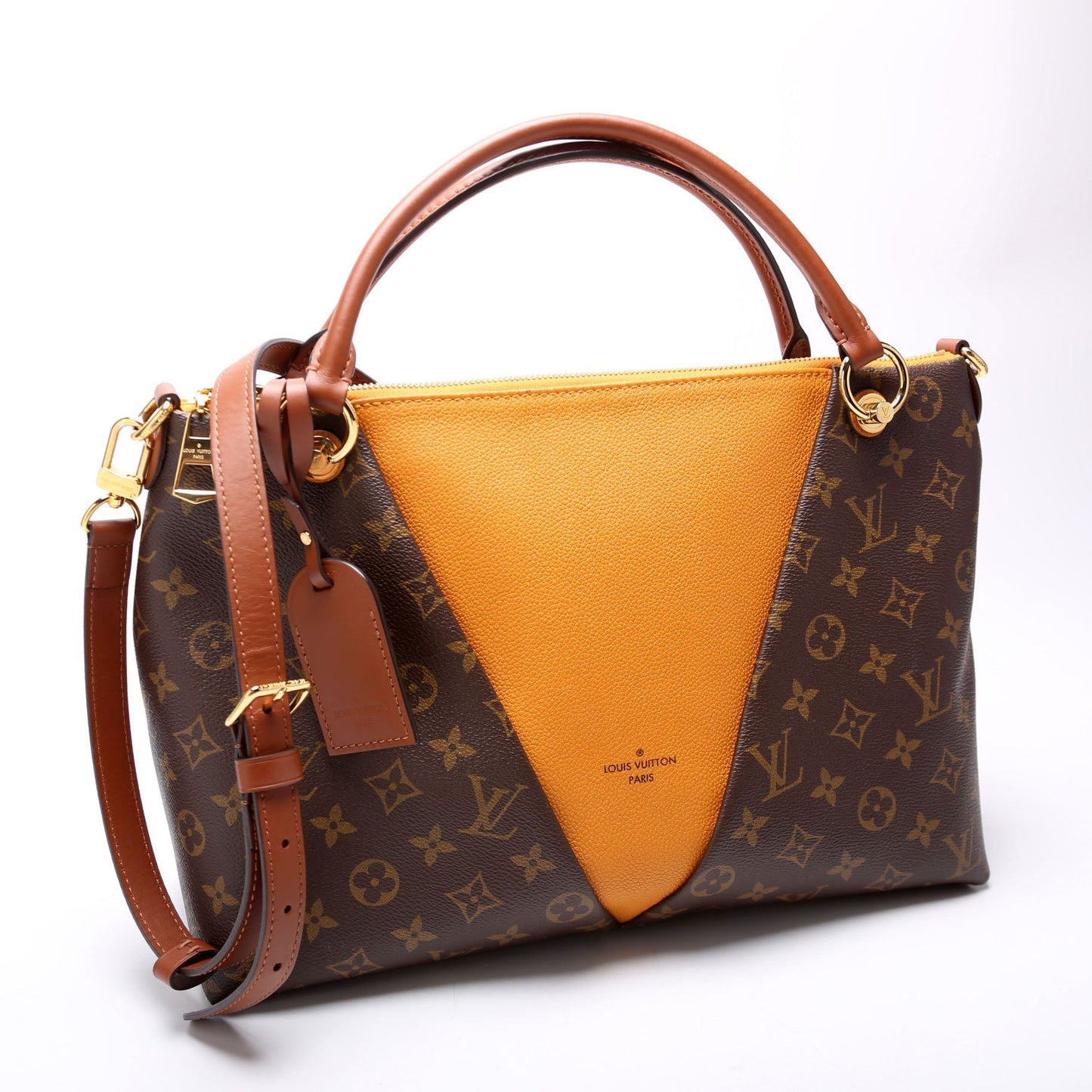 V Tote MM Monogram Orange